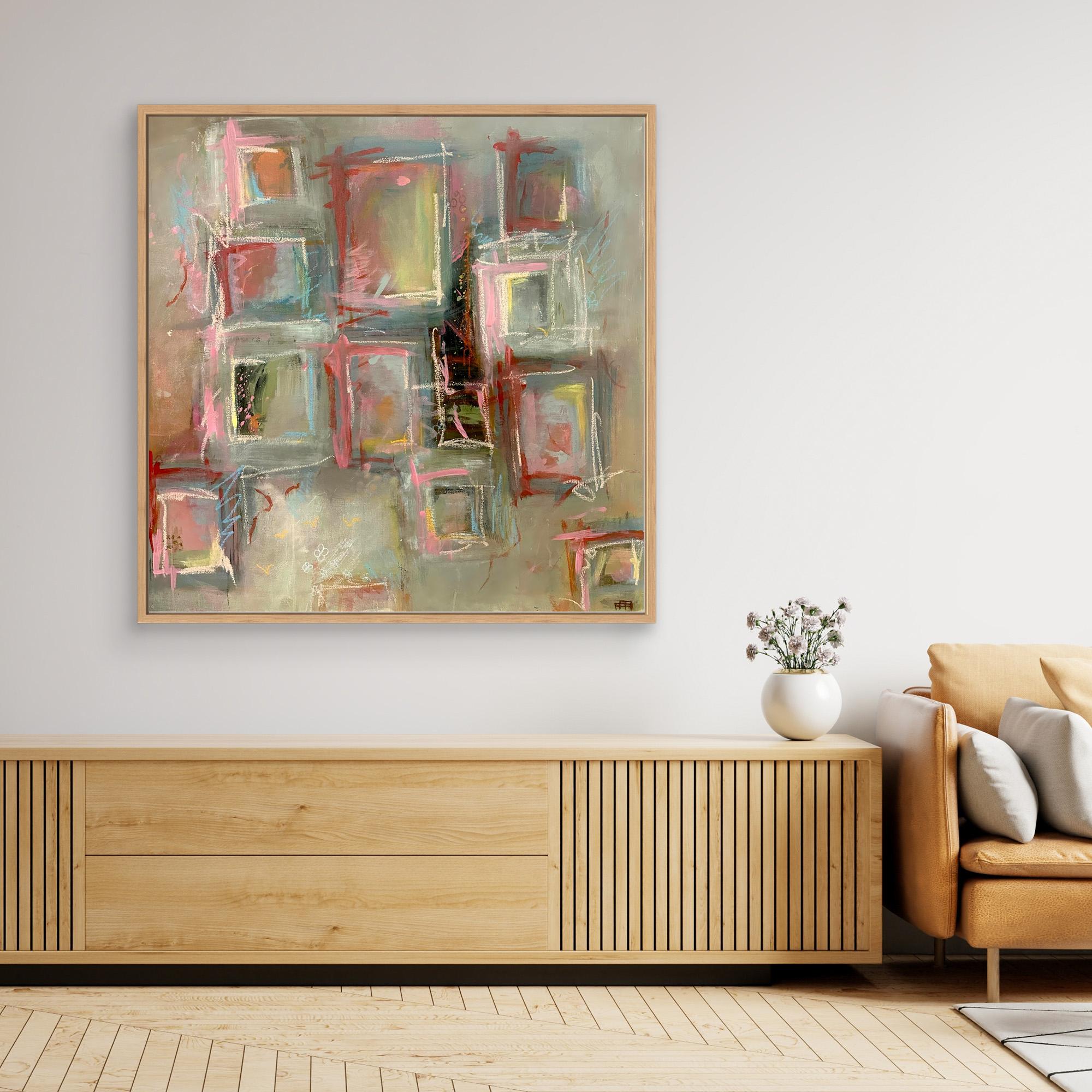 Window of Colour Canvas Print