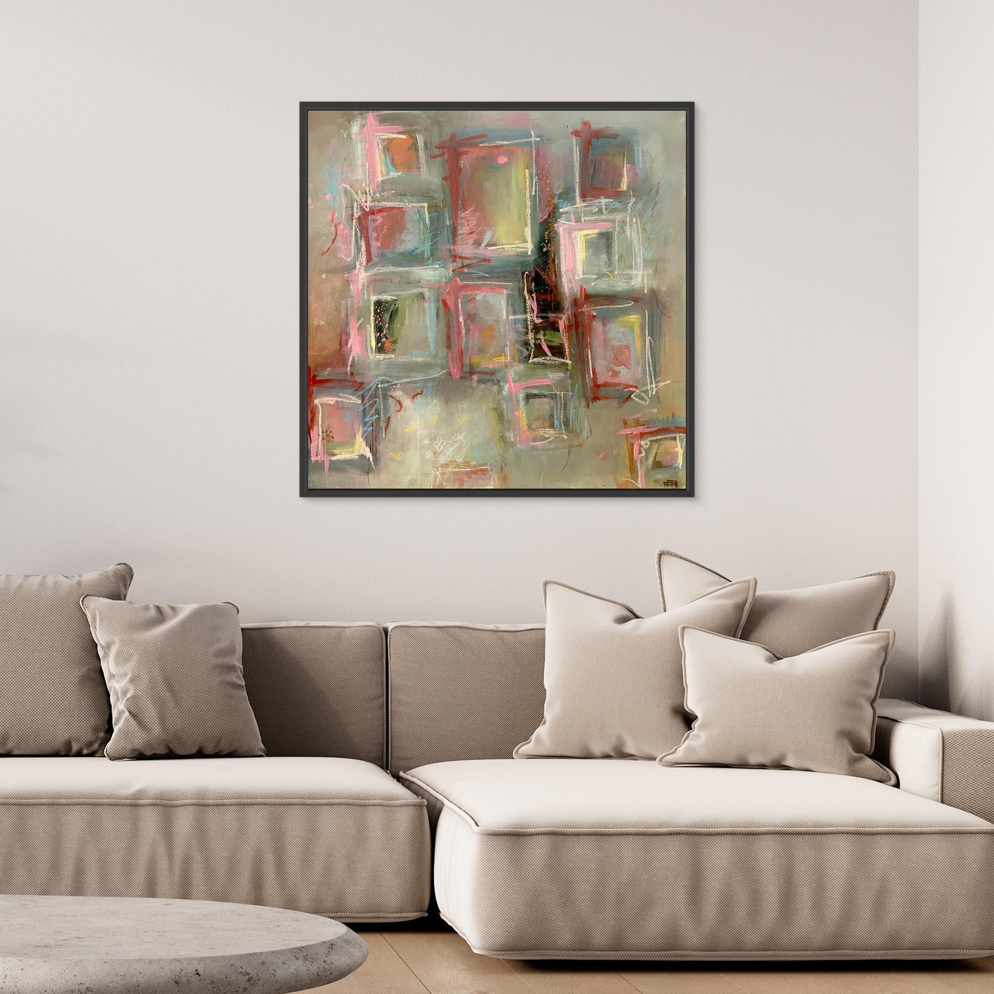 Window of Colour Canvas Print