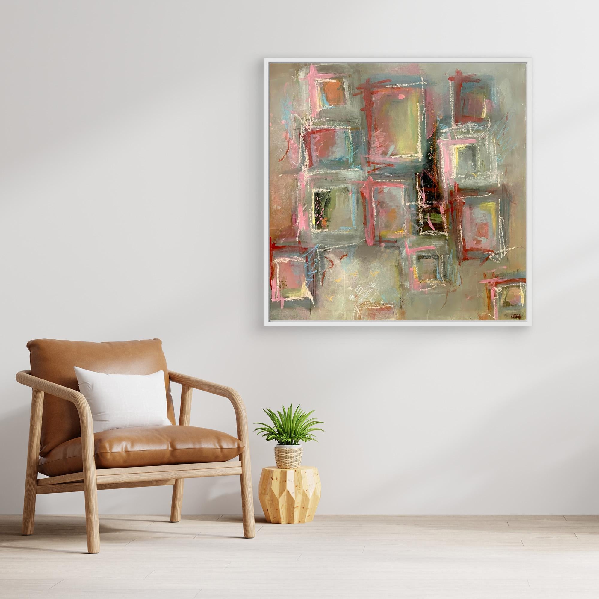 Window of Colour Canvas Print