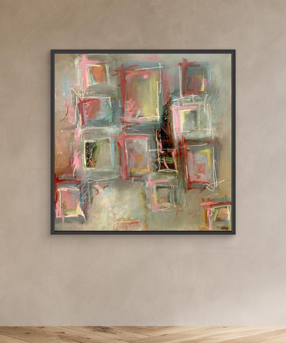 Window of Colour Canvas Print