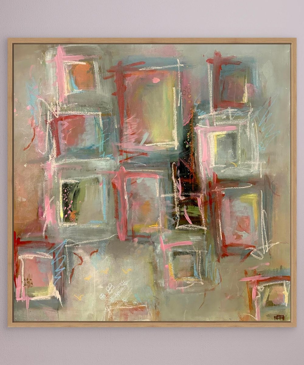 Window of Colour Canvas Print