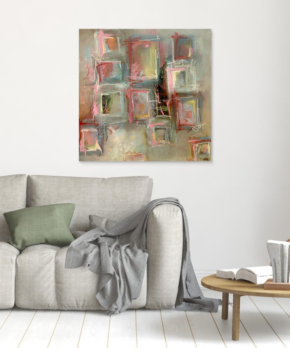 Window of Colour Canvas Print