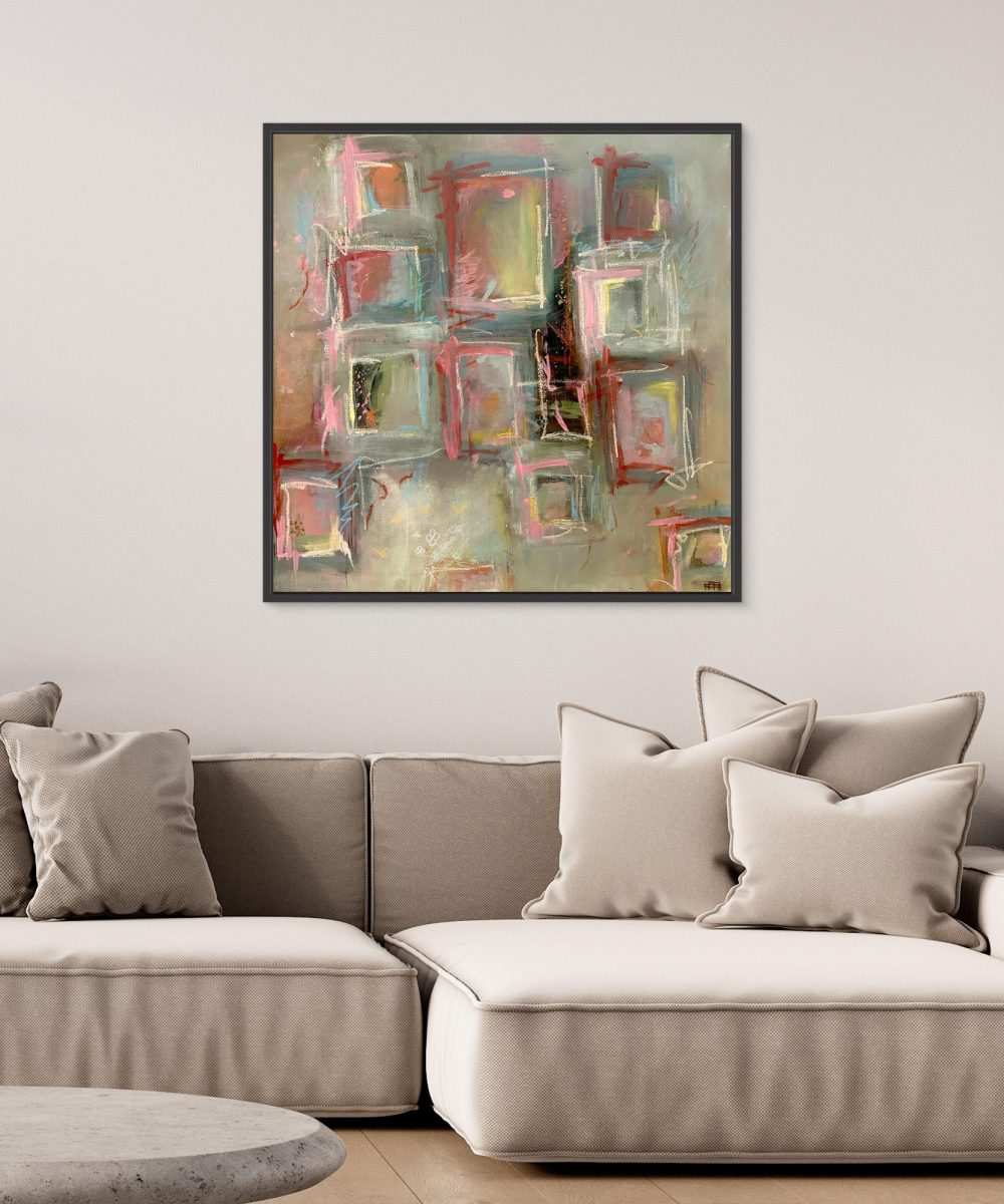 Window of Colour Canvas Print
