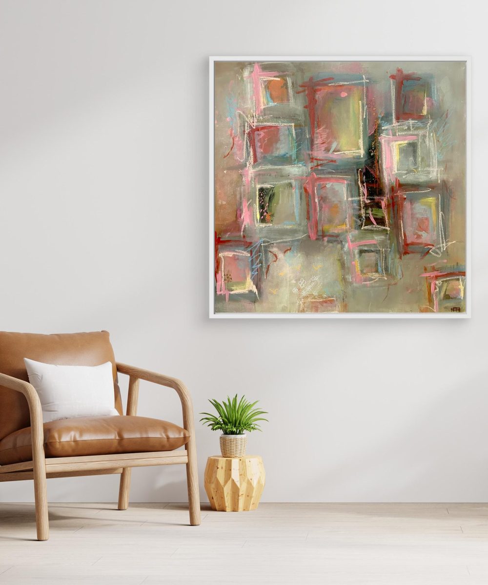 Window of Colour Canvas Print