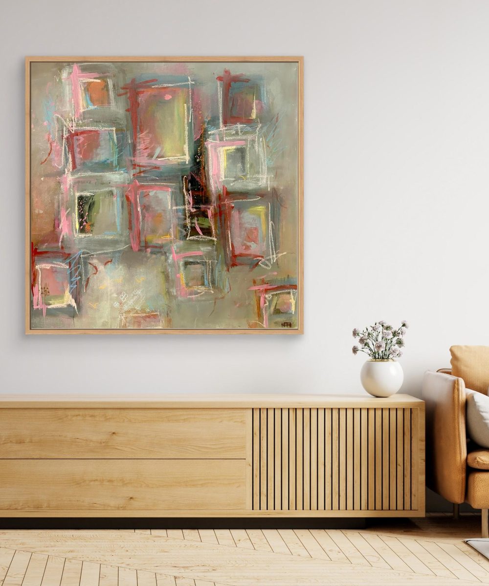 Window of Colour Canvas Print
